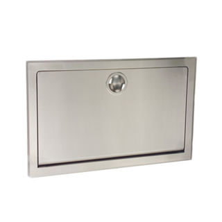 Recessed Stainless Steel Horizontal Baby Changing Station