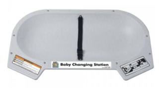 KB112-01RE Countertop Recessed Mount Baby Changing Station