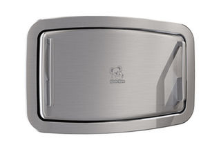 KB310-SSRE HORIZONTAL RECESSED-MOUNTED STAINLESS STEEL BABY CHANGE TABLE